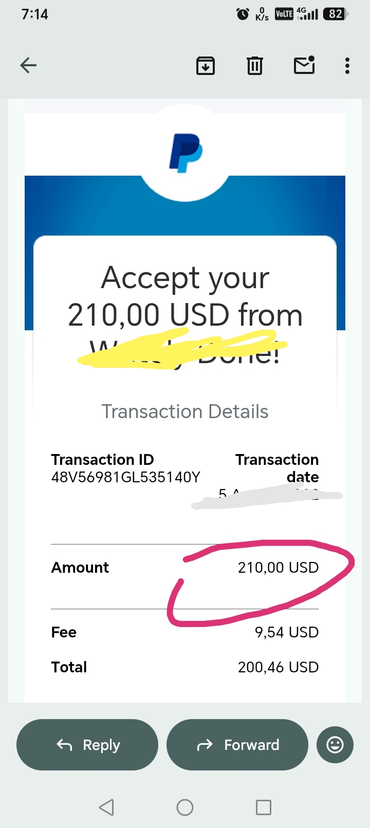 Client Payment Proof